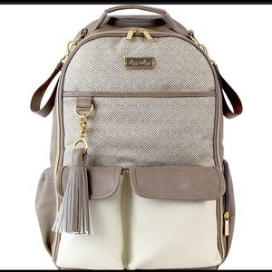 Itzy Ritzy Vanilla Latte Boss Backpack